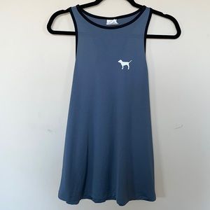 Ladies PINK Victoria’s Secret Gray, Black & White Tank Top Size Small